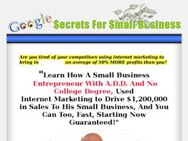 Go to: Google Secrets For Small Business.