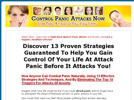 Go to: Stop Panic Attacks Now! - Best Converting Anxiety Product.