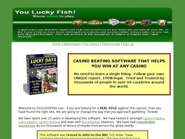 Go to: You Lucky Fish! Lucky Day Reports.