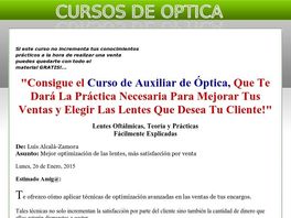Go to: Curso De Auxiliar De Optica