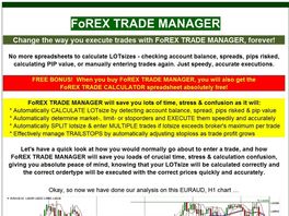 Go to: Forex Trade Manager