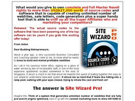 Go to: Site Wizard Pro