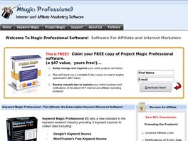 Go to: Magic Professional Software :: Earn 50% Commission On All Product.