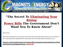 Go to: Energy ~ Magnets 4 Energy ~ 100% Commission of $47/Sale + $67 Bk Sale