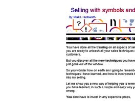 Go to: selling with symbols and words