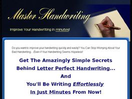 Go to: Improve Your Handwriting In Minutes! 75% Comm!