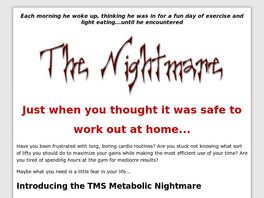 Go to: Metabolic Nightmare