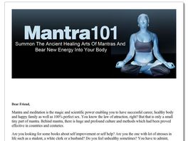 Go to: Mantra 101, Perfect Self-help Solution-best Money Making Niche
