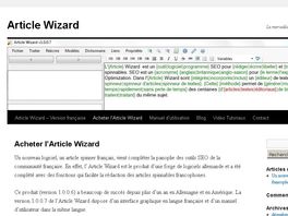 Go to: Article Wizard