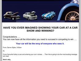 Go to: How To Win A Car Show - An Essential Guide To Car Shows.