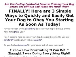 Go to: 3 Simple Keys To Unlock Stress Free Dog Training