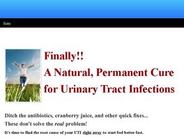 Go to: The Real Causes of and Cures for Urinary Tract Infections