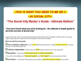 Go to: Social City - Untapped 11 million market - Priced To Sell