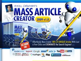 Go to: Mass Article Control - #1 Article Creator And Submitting Solution