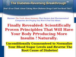 Go to: Reverse Type 2 Diabetes. The Genuine Blood Sugar Solution.