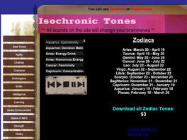 Go to: Brainwave Entrainment: Unique Isochronic Tones