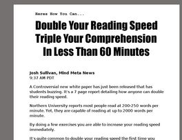 Go to: Speed Reading!