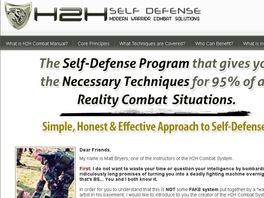Go to: H2h Self Defense Combat Manual And Videos