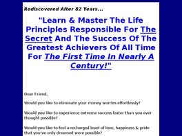 Go to: Manifest The Life You Want! 50% Comission High Converting!