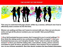 Go to: The Secret Of The Pickup, The Must Know Secret To Getting Her Number