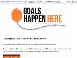 Go to: Career, Money, Success, Wealth, Goals, Happiness Mini-courses