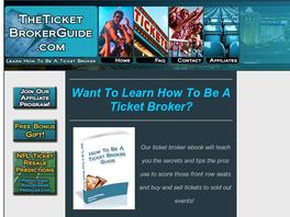 Go to: Learn How To Become A Ticket Broker - 2019 Edition!
