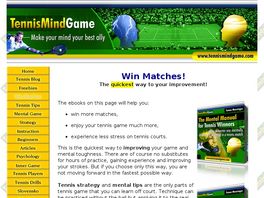 Go to: Win Tennis Matches - Strategy And Mental Guides