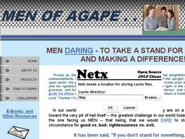 Go to: Men Of Agape: Men Daring To Stand For Right.