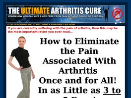 Go to: The Ultimate Arthritis Cure
