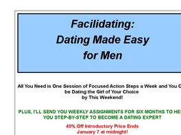 Go to: Facilidating: Dating Made Easy for Men