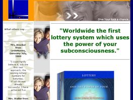 Go to: Lottery and the power of your subconsciousness