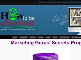 Go to: Marketing Gurus' Secrets Program: Home Study Course