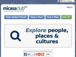 Go to: Micasa Club - Free Global Travel