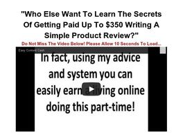 Go to: Easy Content Cash - Product Review Rewriting Course