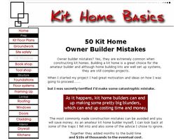Go to: Steel Yourself: Owner Building A Steel Framed Kit Home.