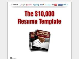 Go to: The $10,000 Resume Template