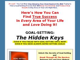 Go to: Goal-Setting: The Hidden Keys.