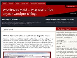 Go to: Wordpress Maid Basic - Post Xml - Files to your Wp Blog