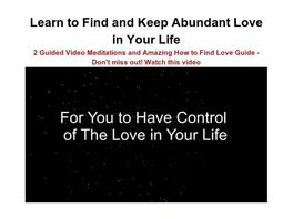 Go to: New Mastery Tools To Having Lasting Loving Relationships