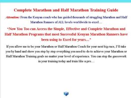 Go to: New Complete Marathon And Half Marathon Training Guide