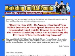 Go to: Marketing for Real People
