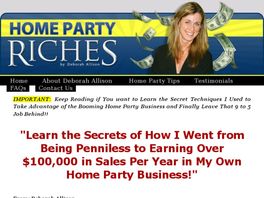 Go to: Home Party Riches Ebook