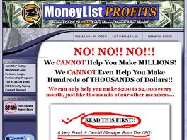 Go to: MoneyList Profits