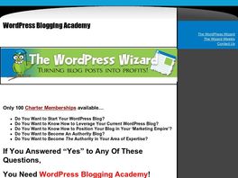 Go to: WordPress Blogging Academy.