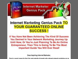 Go to: Internet Marketer Genius Pack