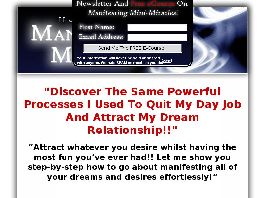 Go to: Manifest A Miracle - Law Of Attraction System