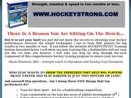 Go to: Specific Off Ice Training For Hockey Goalies