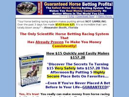 Go to: Betting Scientist: How $15 Safely Makes $157.28 In An Afternoon