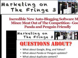 Go to: Marketing On The Fringe 3.0