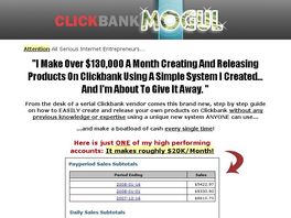 Go to: CB Mogul - Make Money Selling Ebooks! (geotargetted!